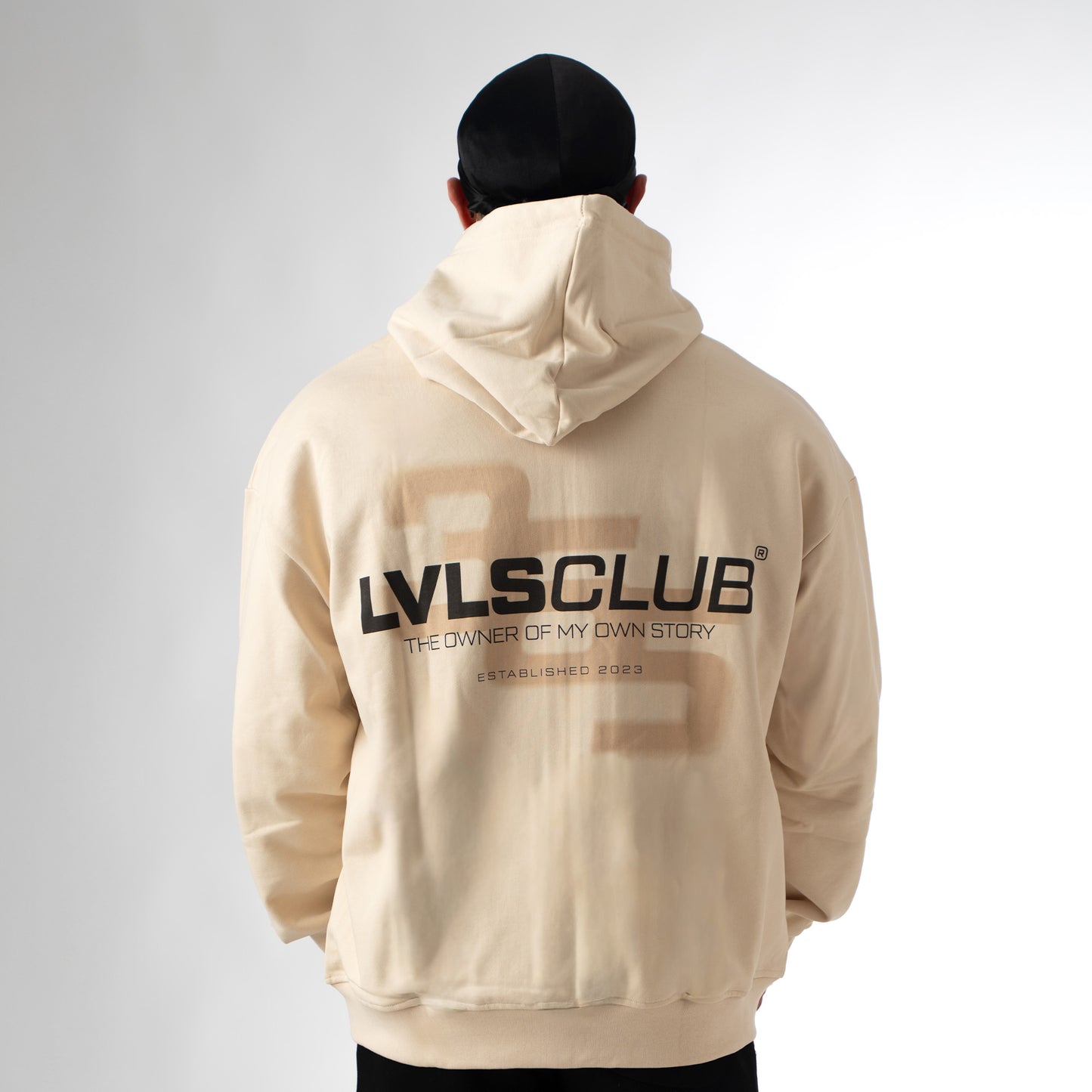 365 LVLS CLUB ZIP HOODIE - BEIGE