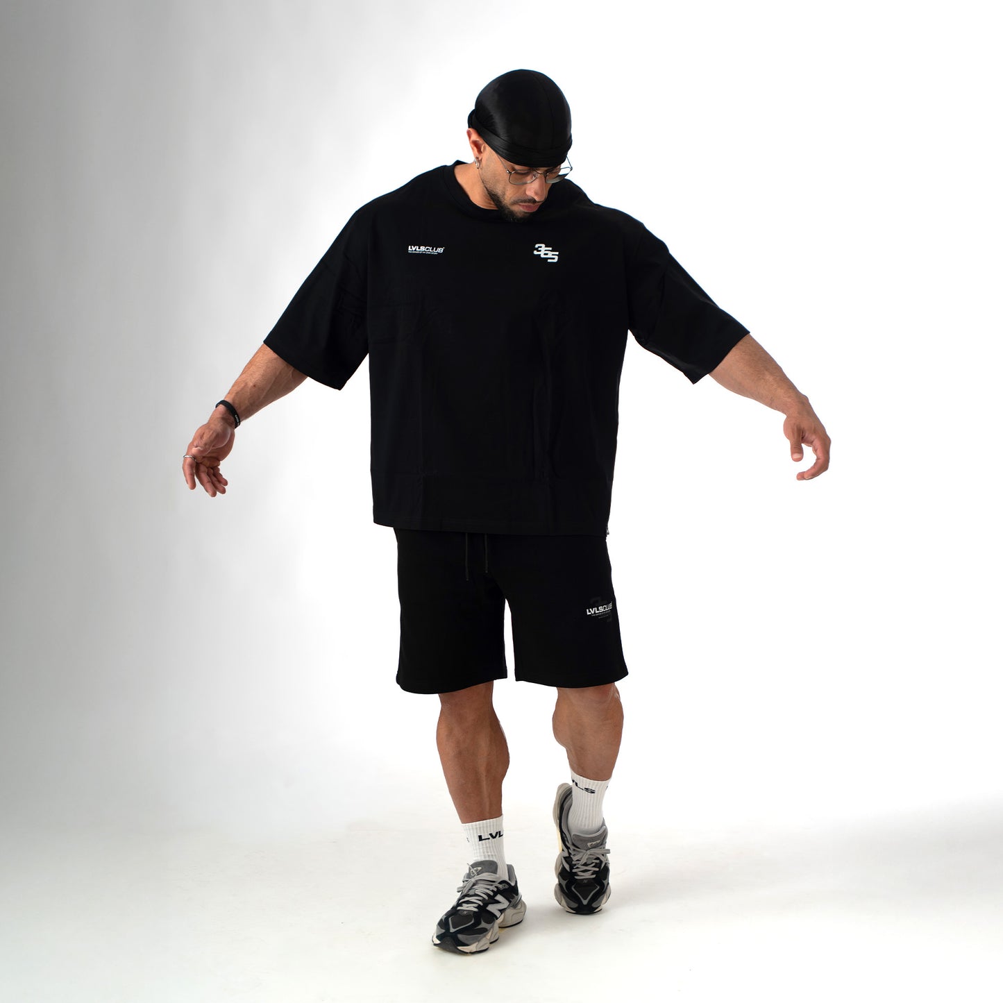 365 LVLS CLUB PUMPCOVER - BLACK