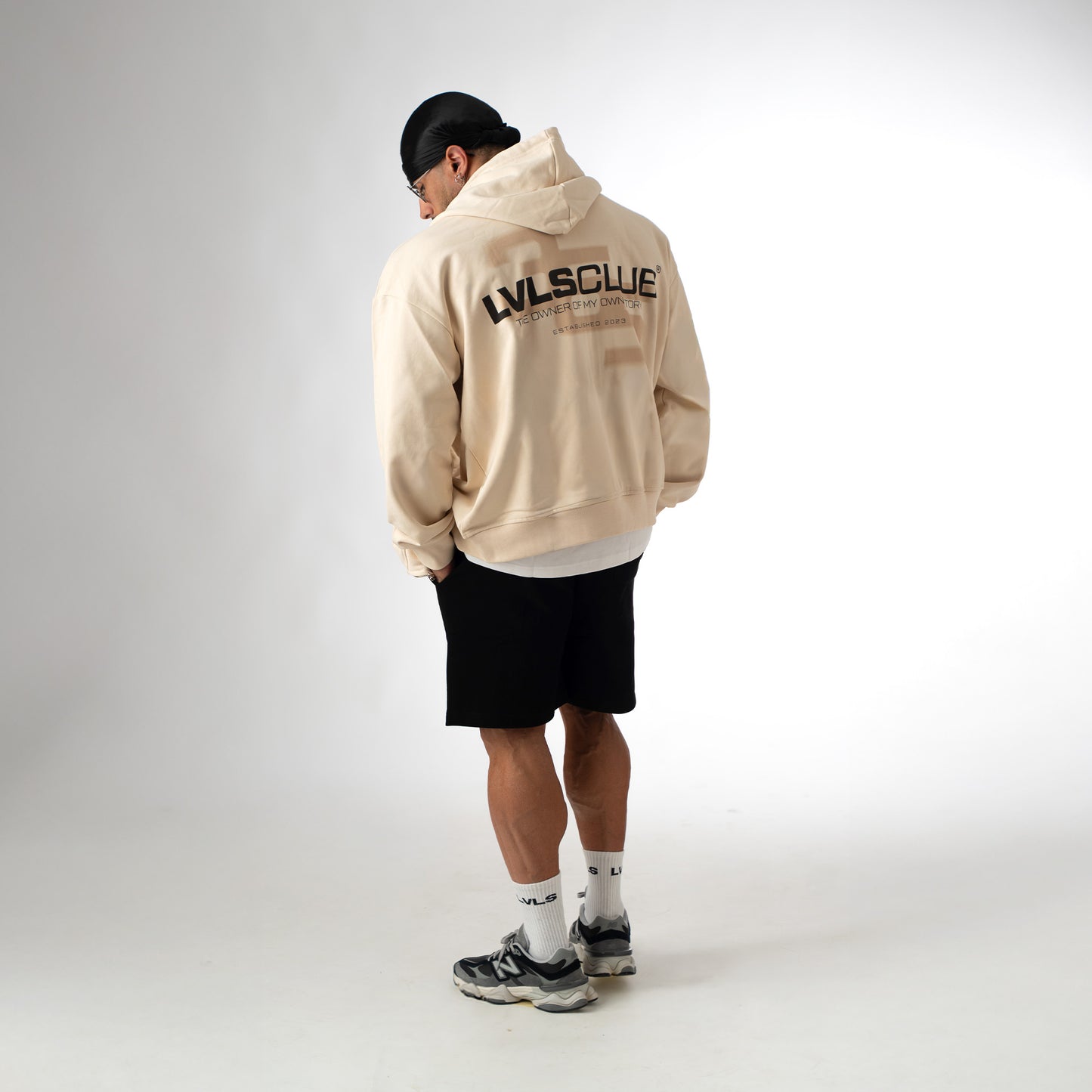 365 LVLS CLUB ZIP HOODIE - BEIGE