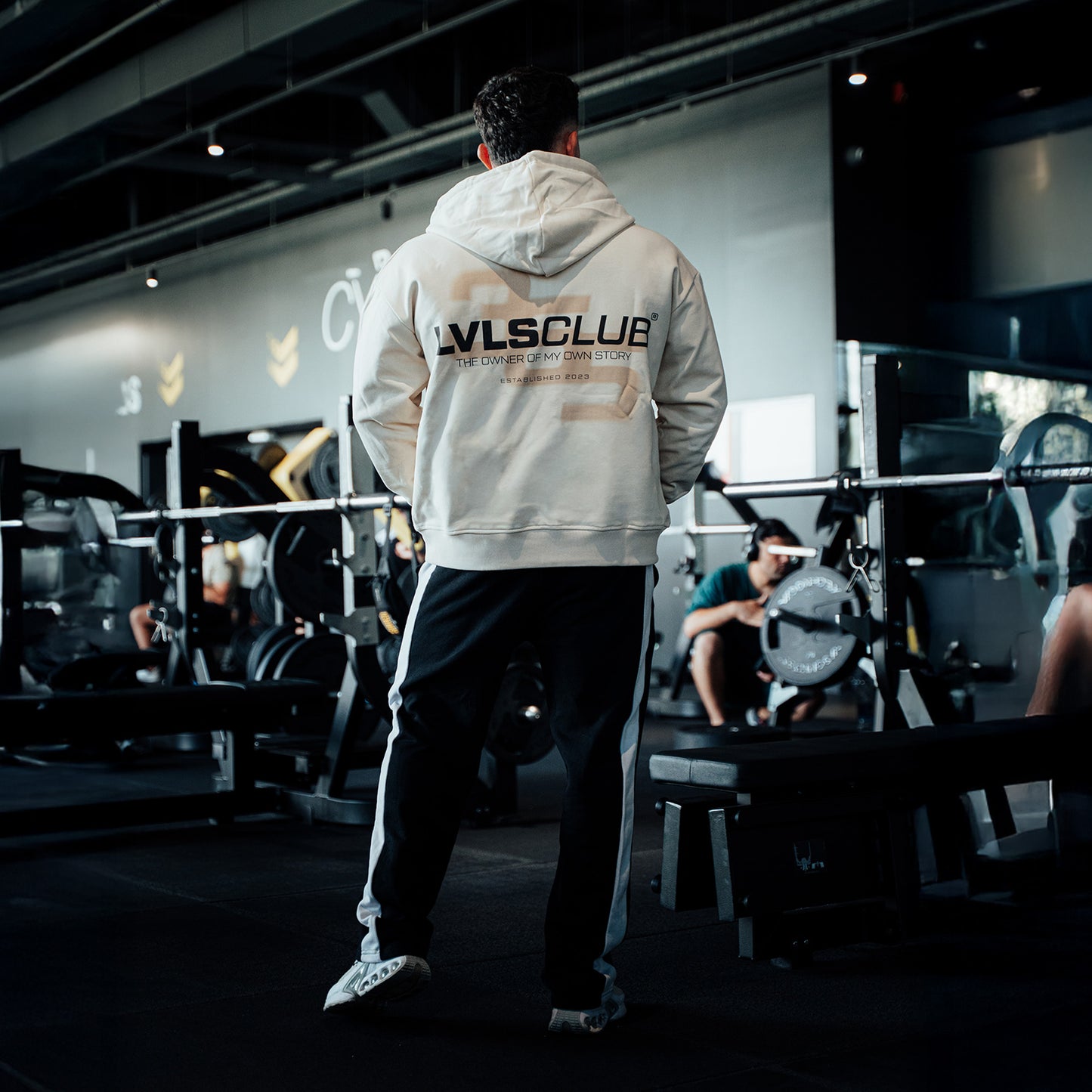 365 LVLS CLUB ZIP HOODIE - BEIGE