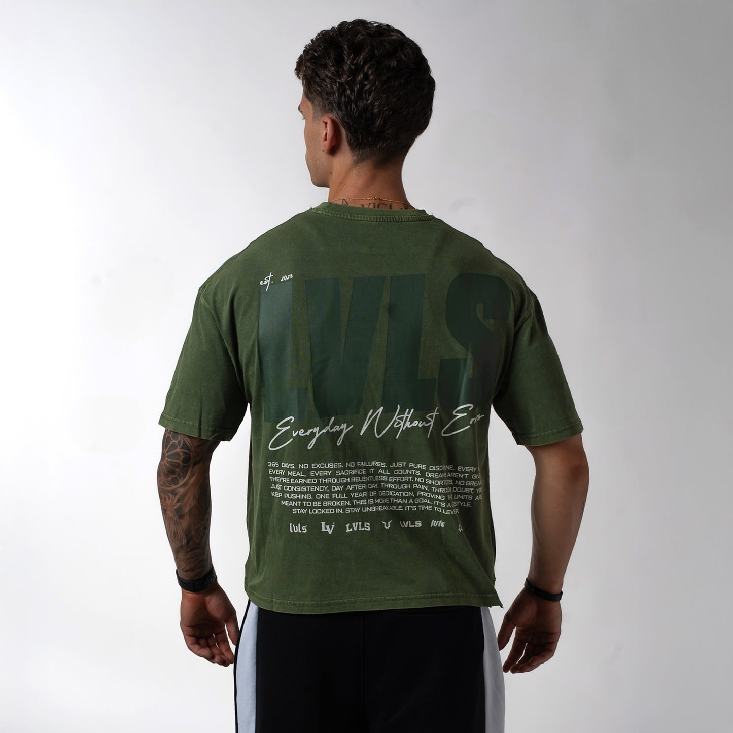 WITHOUT ERRORS BOXY PUMPCOVER - WASHED ARMY