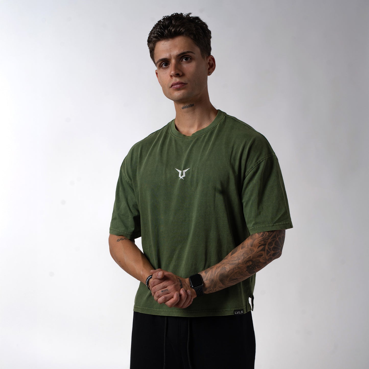 WITHOUT ERRORS BOXY PUMPCOVER - WASHED ARMY
