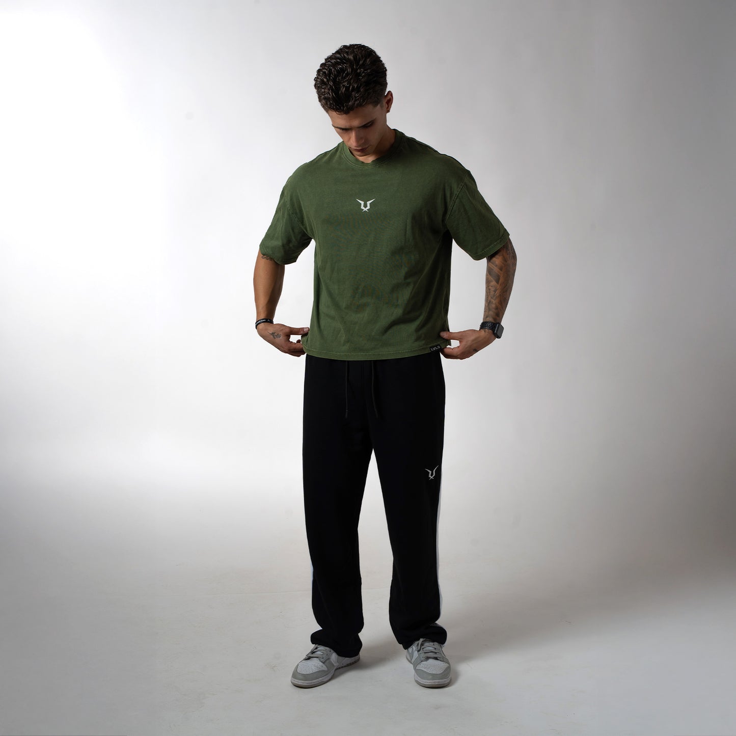 WITHOUT ERRORS BOXY PUMPCOVER - WASHED ARMY