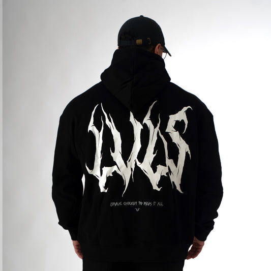 CHAOS HOODIE - BLACK