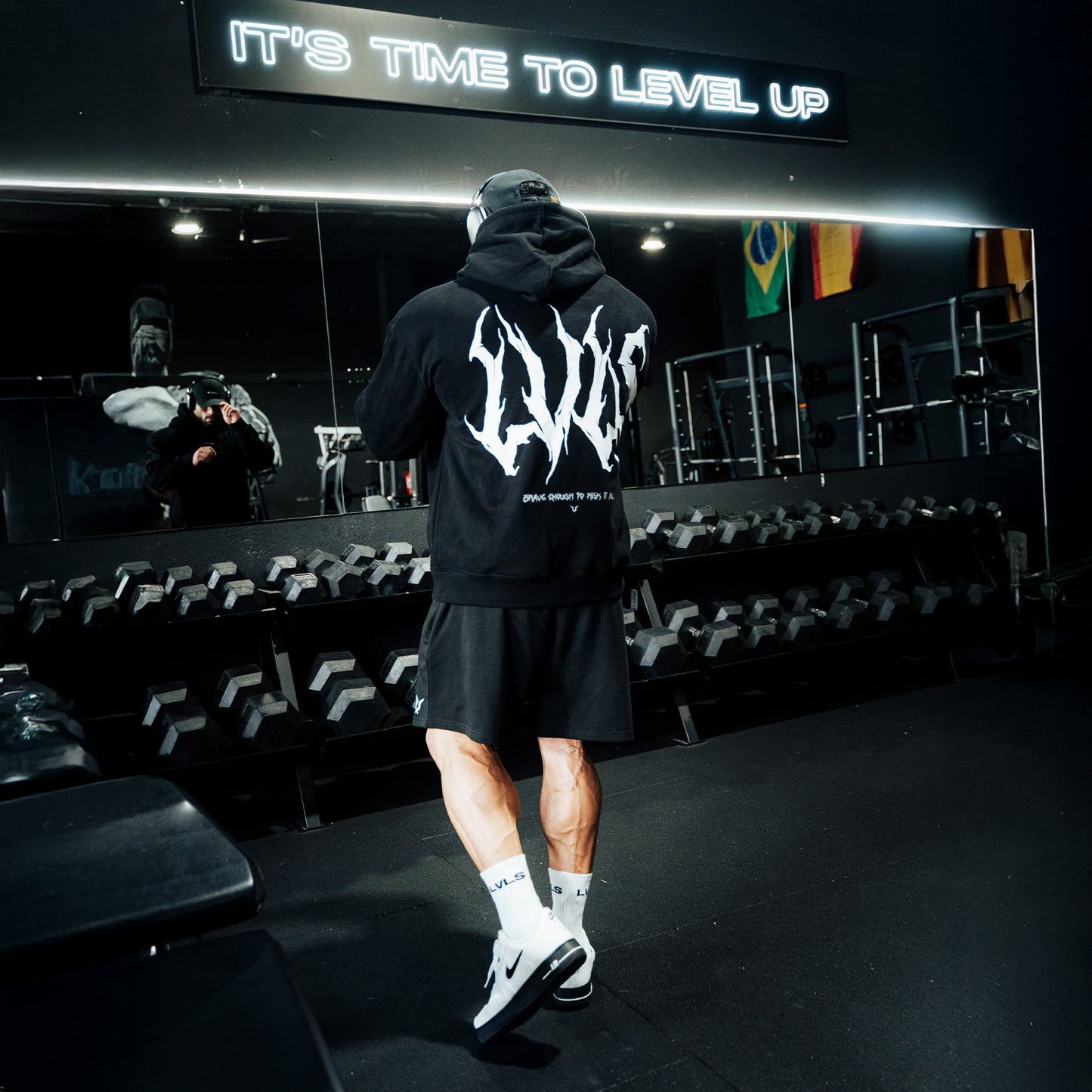 CHAOS HOODIE - BLACK