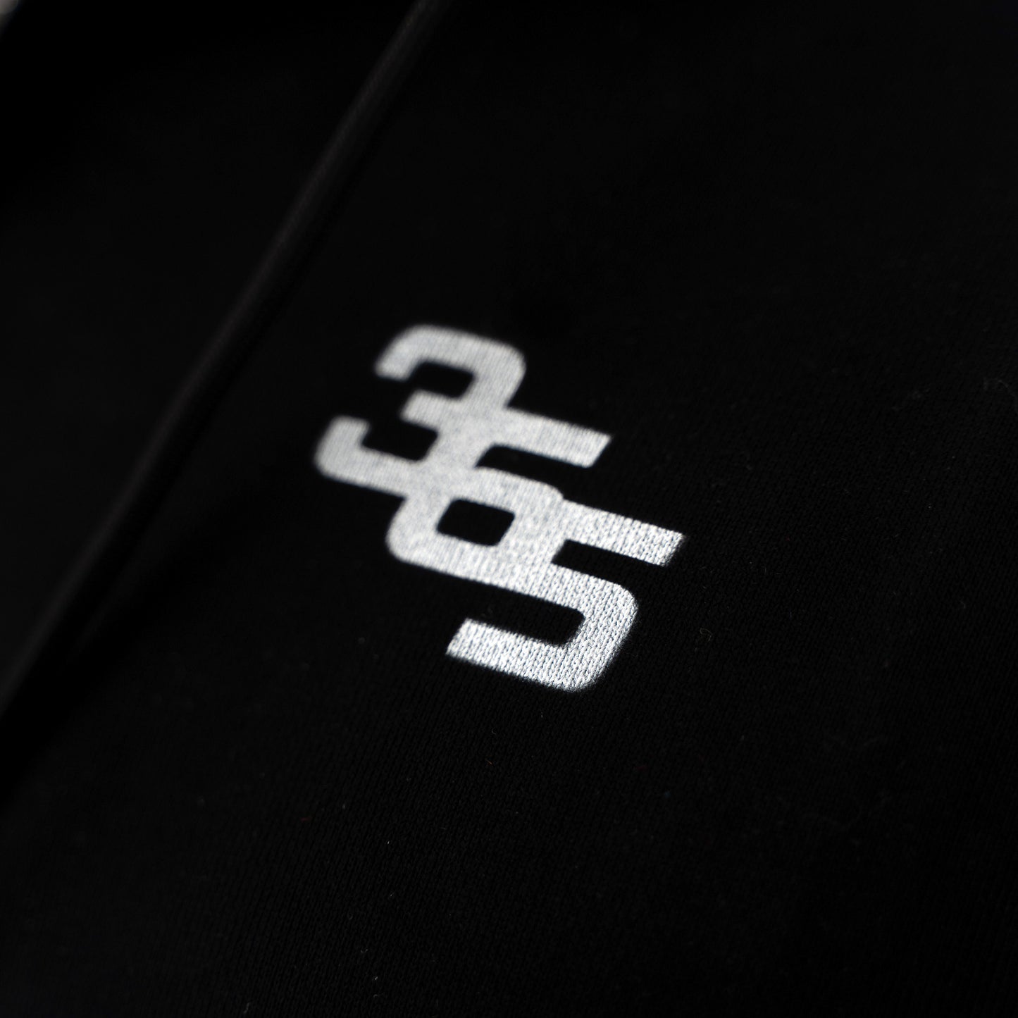 365 LVLS CLUB ZIP HOODIE - BLACK