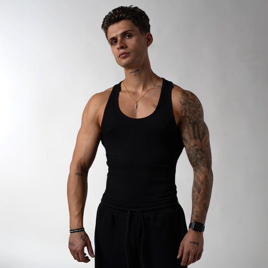 FITTED TANK - BLACK