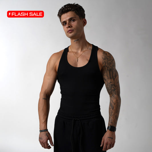 FITTED TANK - BLACK