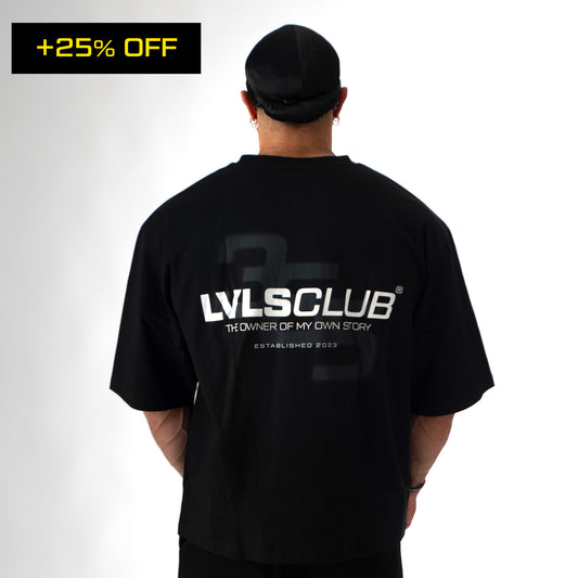 365 LVLS CLUB PUMPCOVER - BLACK