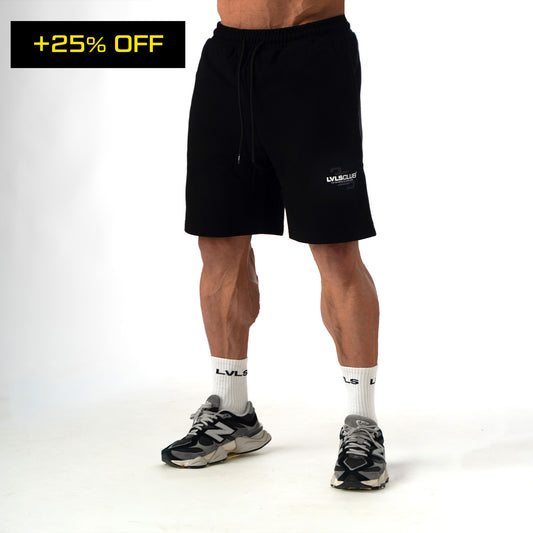 365 LVLS CLUB SHORT - BLACK