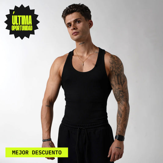 FITTED TANK - BLACK
