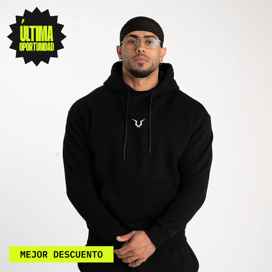 HOODIE LEVEL UP - BLACK
