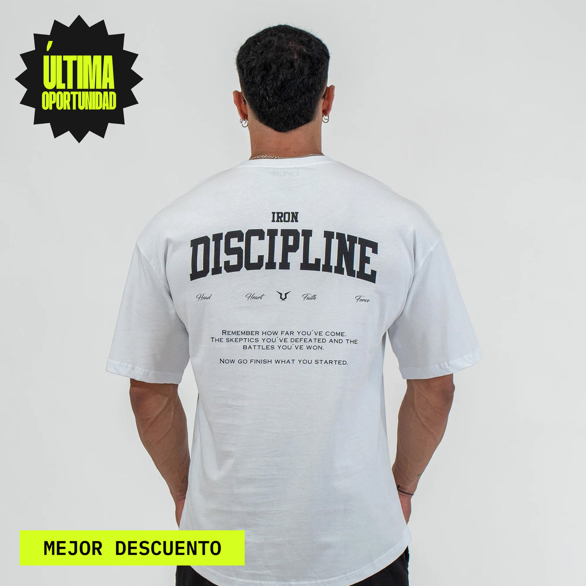 IRON DISCIPLINE PUMPCOVER - WHITE